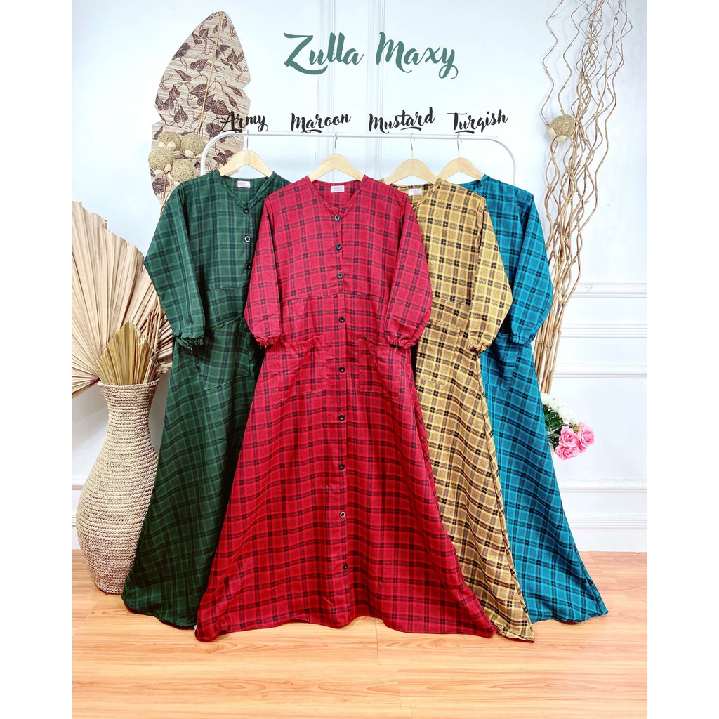 Gamis Zulla Maxi Semiwoll
