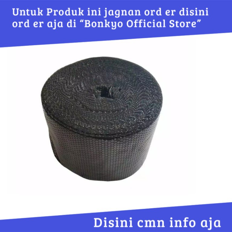 

Bubblewrap packing tambahan