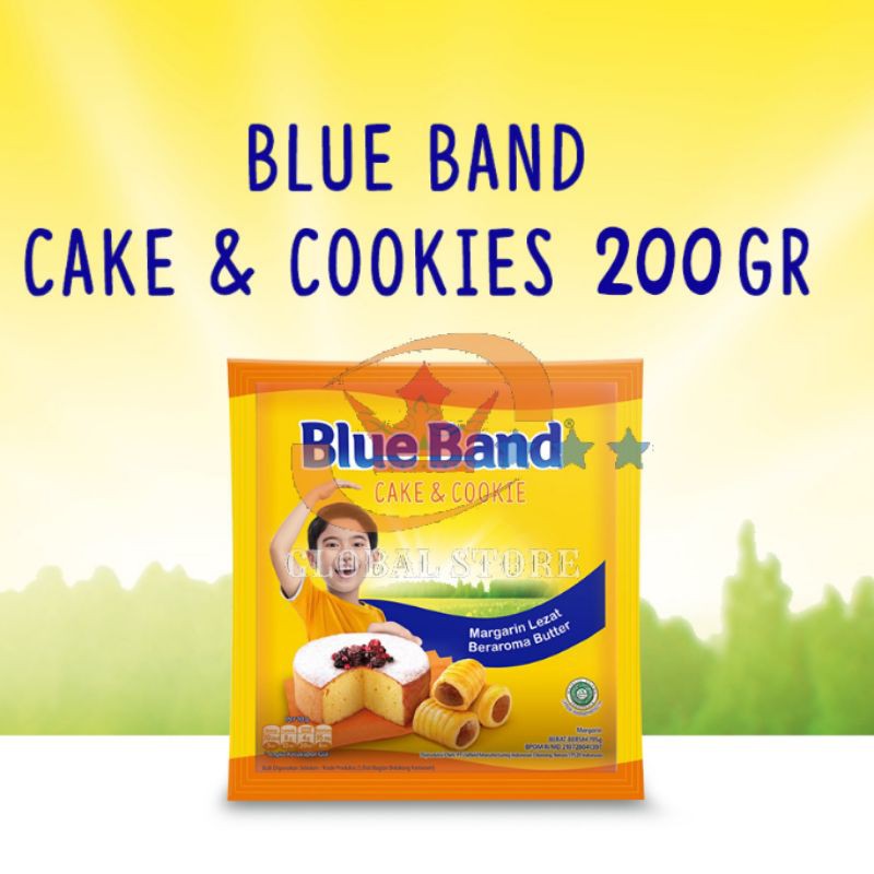 Blue band cake and cookies / blue band rice mix bbq /ayam