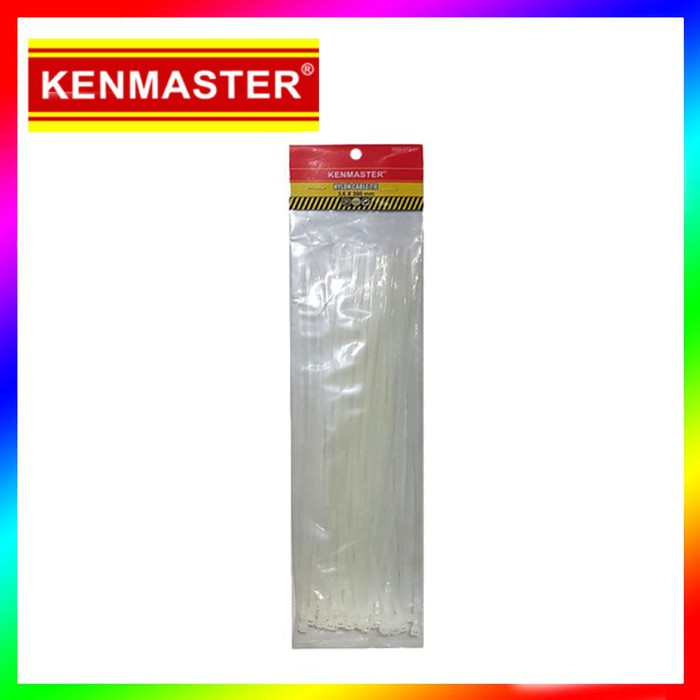 Kenmaster Nylon Kabel Ties 30 cm Cable Tis 3.6 x 300 mm 50 pcs Putih