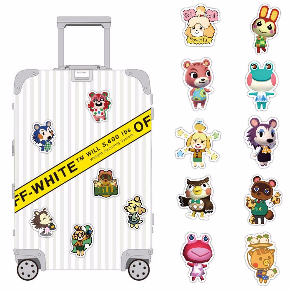 Lanfy Stiker Animal Crossing Lucu Kulkas Laptop Alat Tulis Stiker Koper Stiker Hias Kartun Sticker