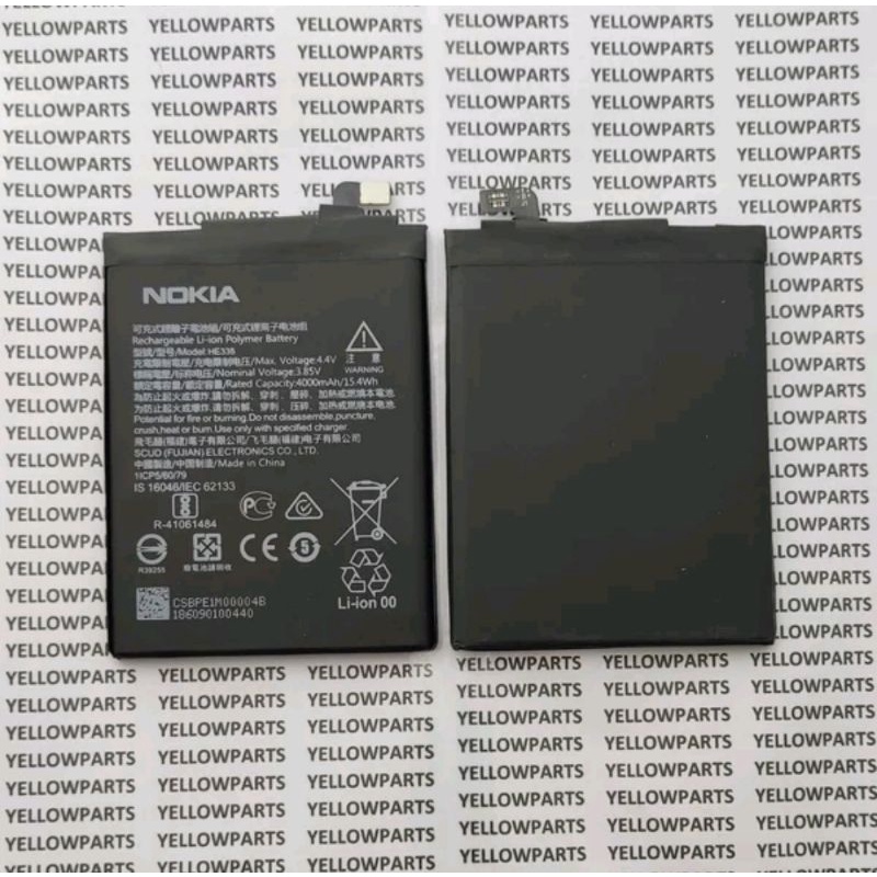 BAT BATTERY BATERAI BATRE NOKIA 2 HE338 ORIGINAL