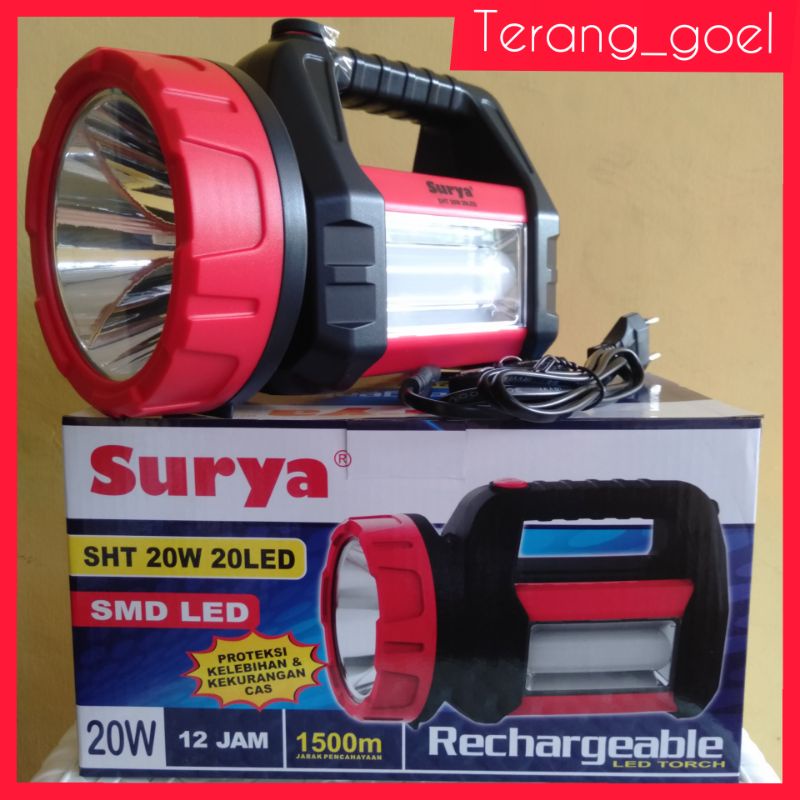 Senter Surya SHT 20 Watt 20 LED / Senter Cas 20Watt 20Led / Surya 30Wat