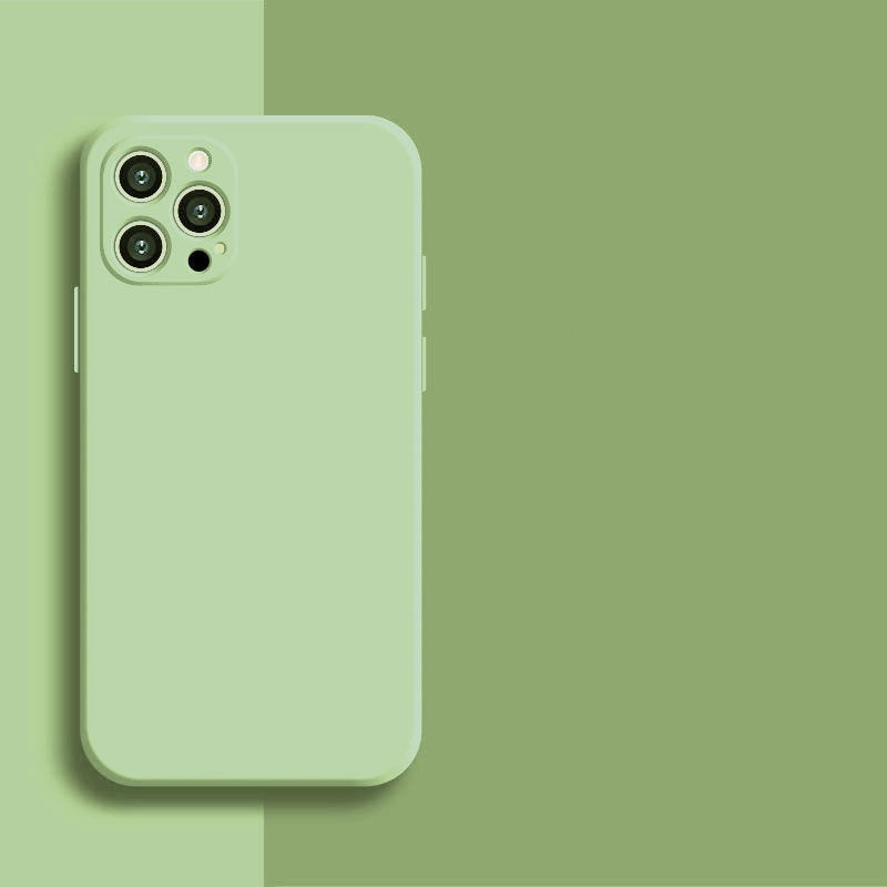 Casing Samsung A53 A50 A50S A32 A30 A30S A20 A10 A10S A7 2018 J7 J6 J6+ J4 J4+ Prime Plus Solid Color Straight Edge Protect Camera Soft Case-4