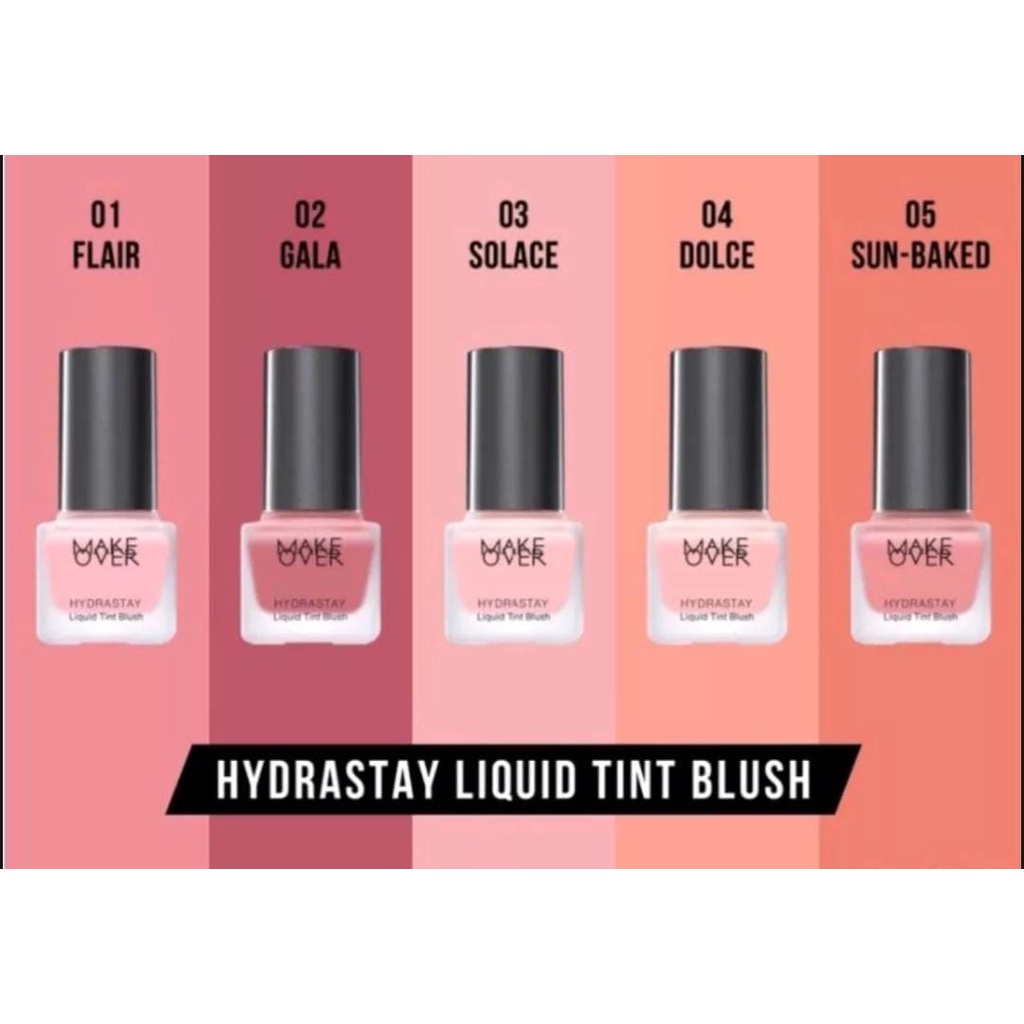 (BISA COD) Make Over Hydrastay Liquid Tint Blush 15ml