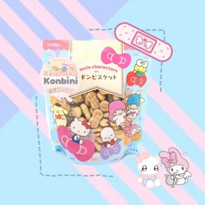 

Hokuriku Sanrio Characters Ribbon Biscuit 50g / snack / biskuit jepang
