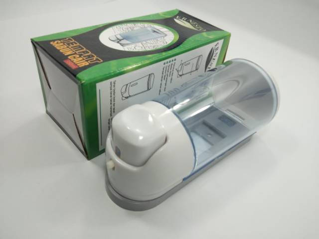 TEMPAT SABUN CAIR SINGLE TEKAN PENCET WHITE/DISPENSER SHOAP 380ML