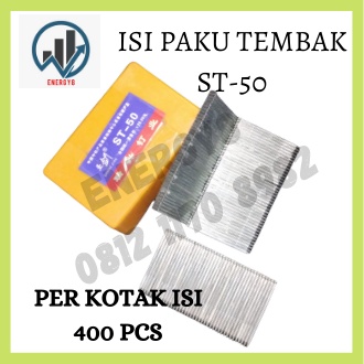 

ISI PAKU TEMBAK ST-50 I STEEL ROW NAILS