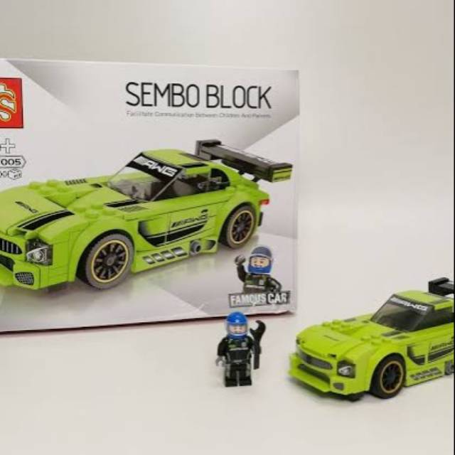 Mainan Sembo Block Mobil Balap - Brick Lego Sembo Mobil Balap