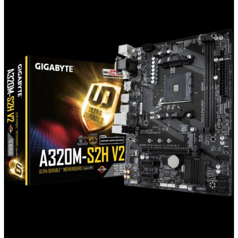 GIGABYTE A320M-S2H V2 (Socket AM4)