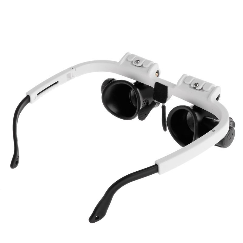 CRE  Headband Magnifier with LED Light Head Mounted Magnifying Glasses 8X 23X