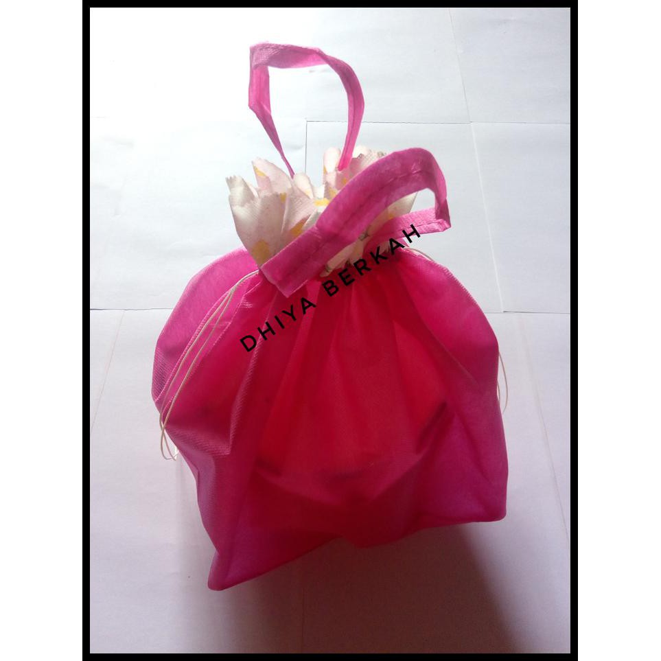 

22 X 22 Goodie Bag / Tas Besek / Handle Tali / Tas Serut Tebal Kualitas Premium