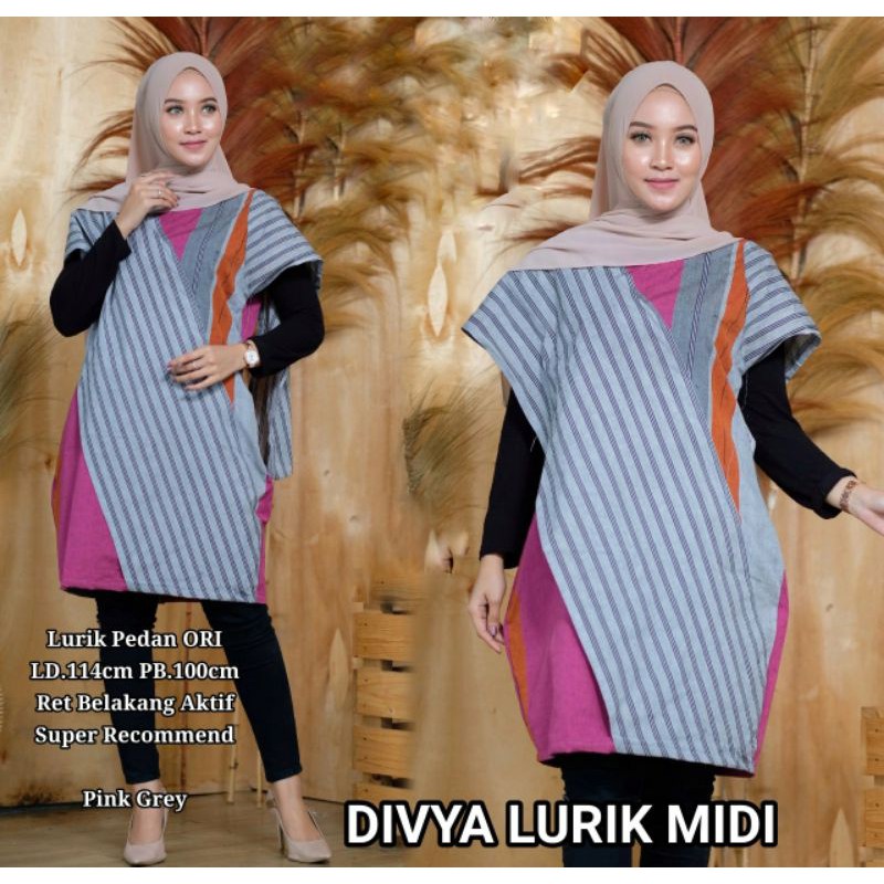 Blouse Lurik Prasojo | Blouse Kerja Bahan Lurik | Baju Wanita Kerja