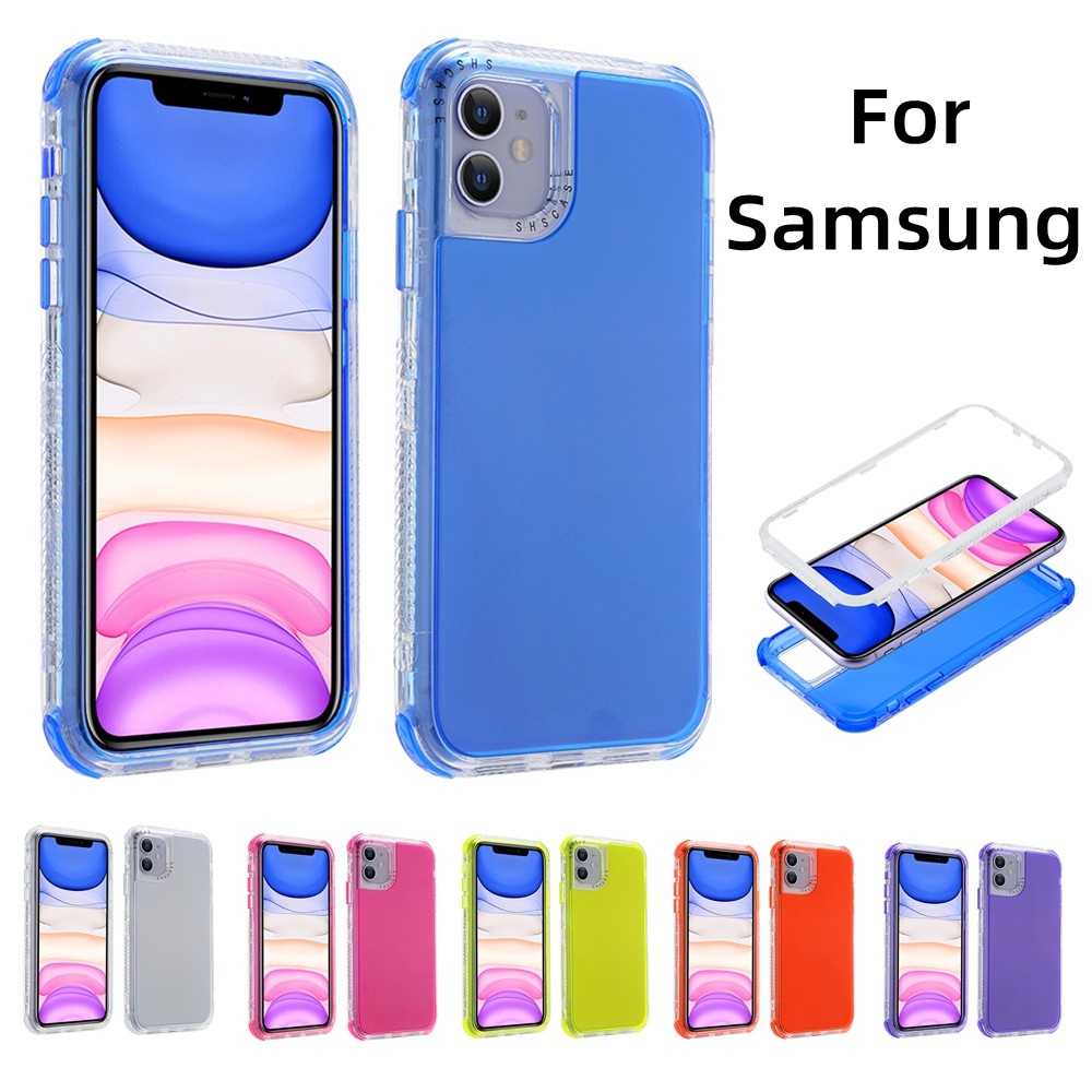 Hard Case TPU Transparan Cover Samsung A21S A31 A02 A10S S21FE S22 Plus S22ul TRA A12 A32 S21 + 5G A51 4G