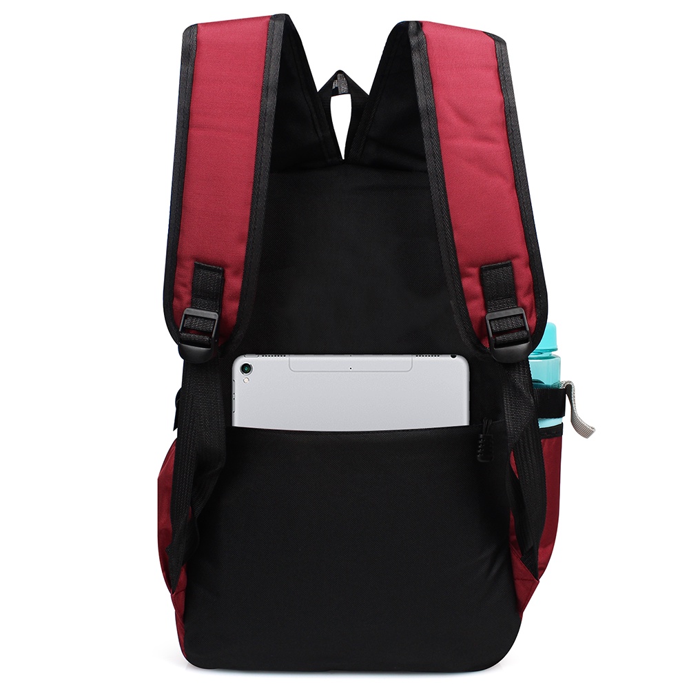 Tas Ransel Sekolah Anak Bahan Serat Nilon Tas Laptop 14inch SD SMP IMPORT - Goldiesbags