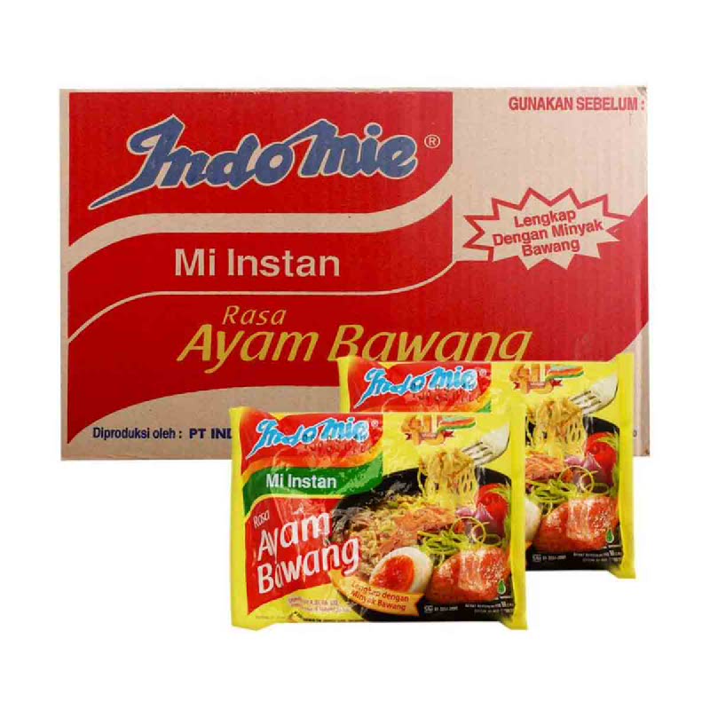 

Indomie Mie Kuah Ayam Bawang 69gr Dus