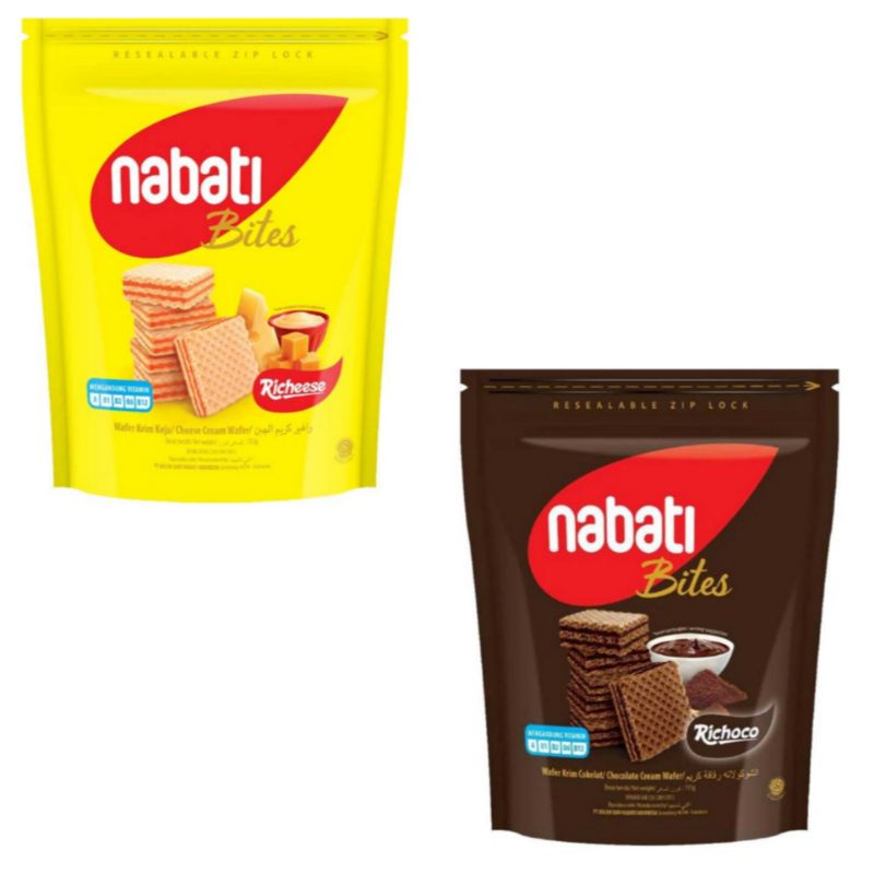 

Richeese Nabati Wafer Krim Pouch 115 g