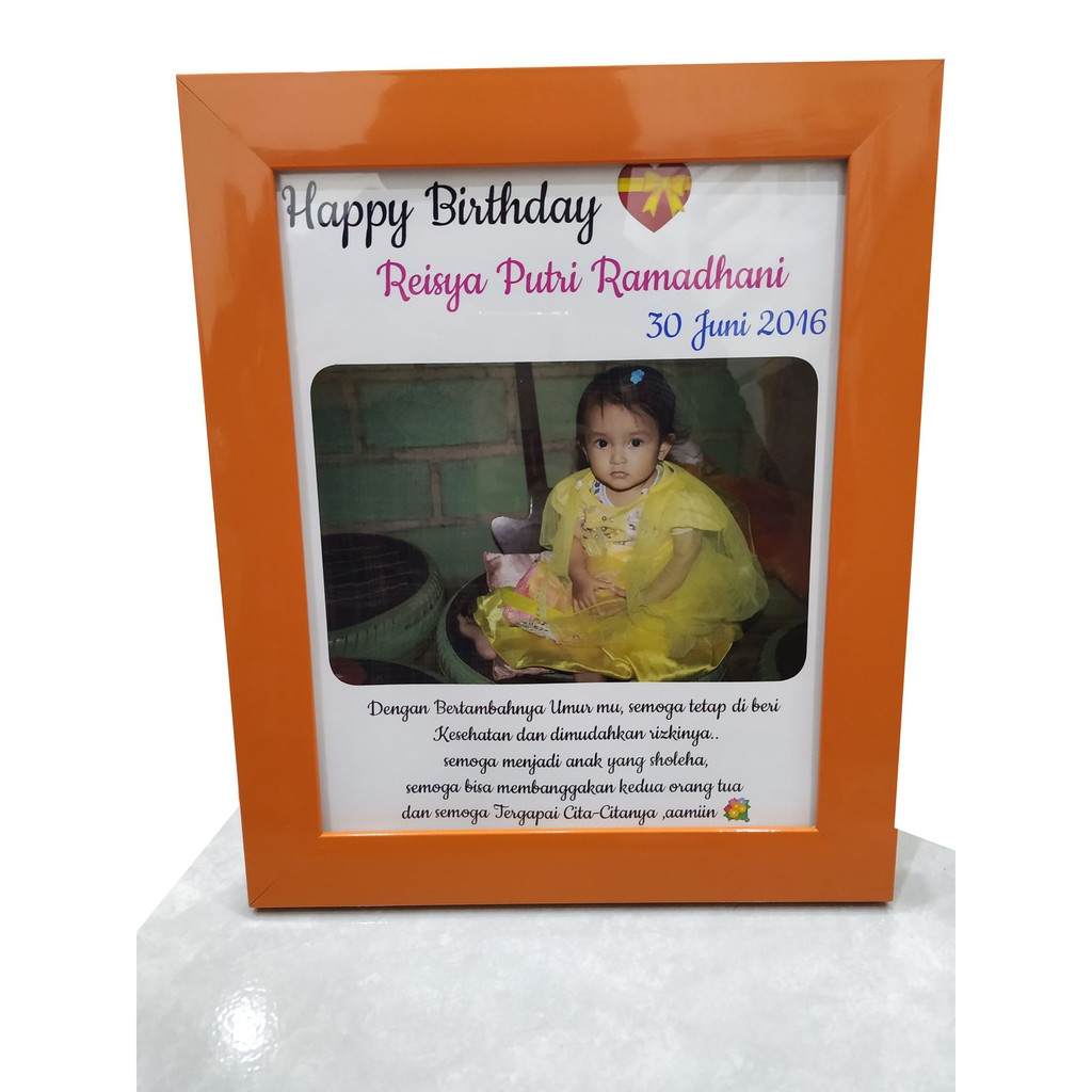 Pigura 8R fiber+edit foto//frame kado unik//bingkai unik 8R