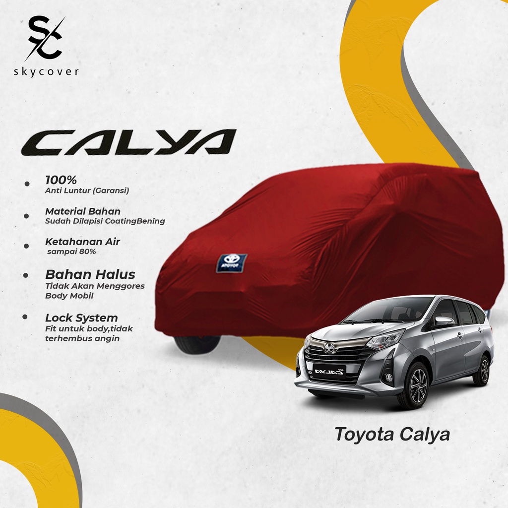 Cover Mobil Calya Sarung Mobil Calya Penutup Selimut Mobil Calya Anti Air Outdoor Indoor
