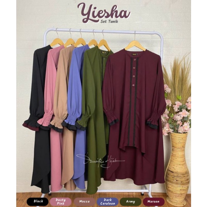 SET TUNIK YIESHA BY DAMAIRA HIJAB