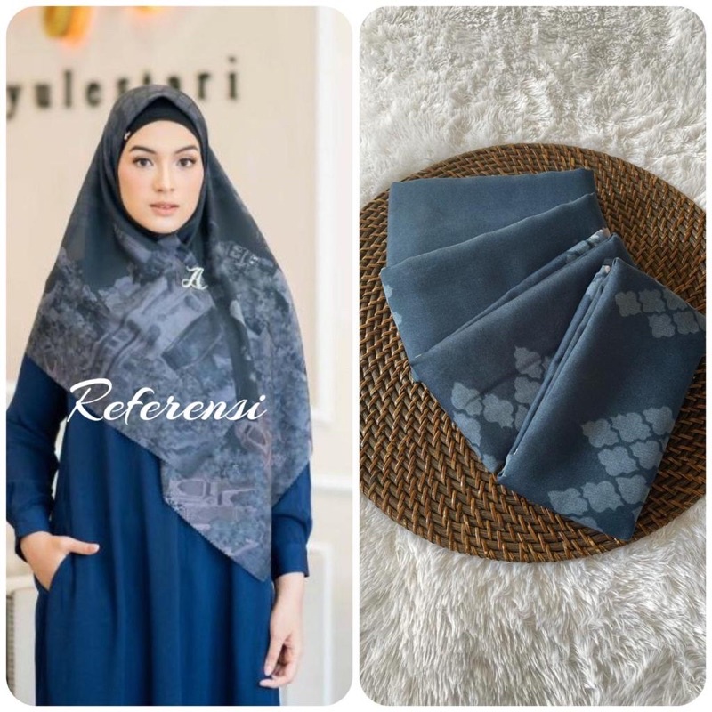 251- 300  Hijab segiempat voal motif-264