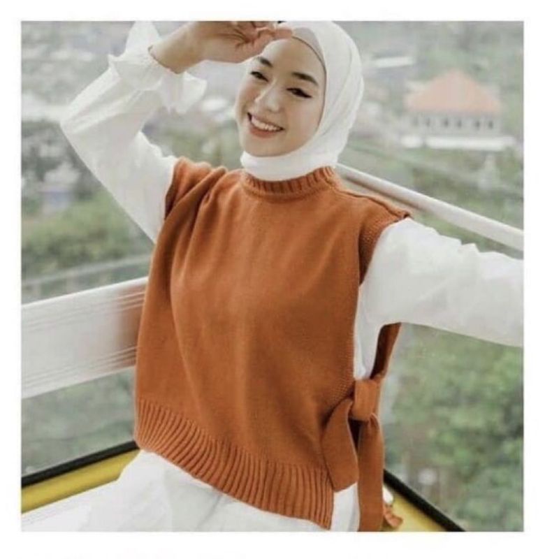 VEST ROMPI RAJUT TALI / VEST KNIT OUTER 12 G