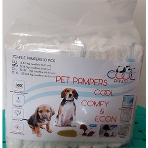 Harga Econ 10 pcs untuk Female/Betina Popok Anjing/Kucing/Dog/Cat Diapers/ Pampers/Popok