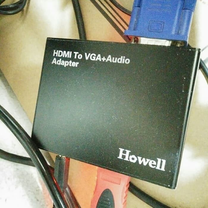 Howell Converter HDMI To VGA with Audio Include Adaptor