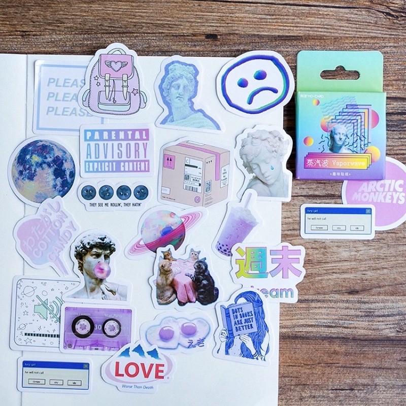 

Stiker Tumblr Eceran untuk Scrapbook / Sticker Ecer Aesthetic