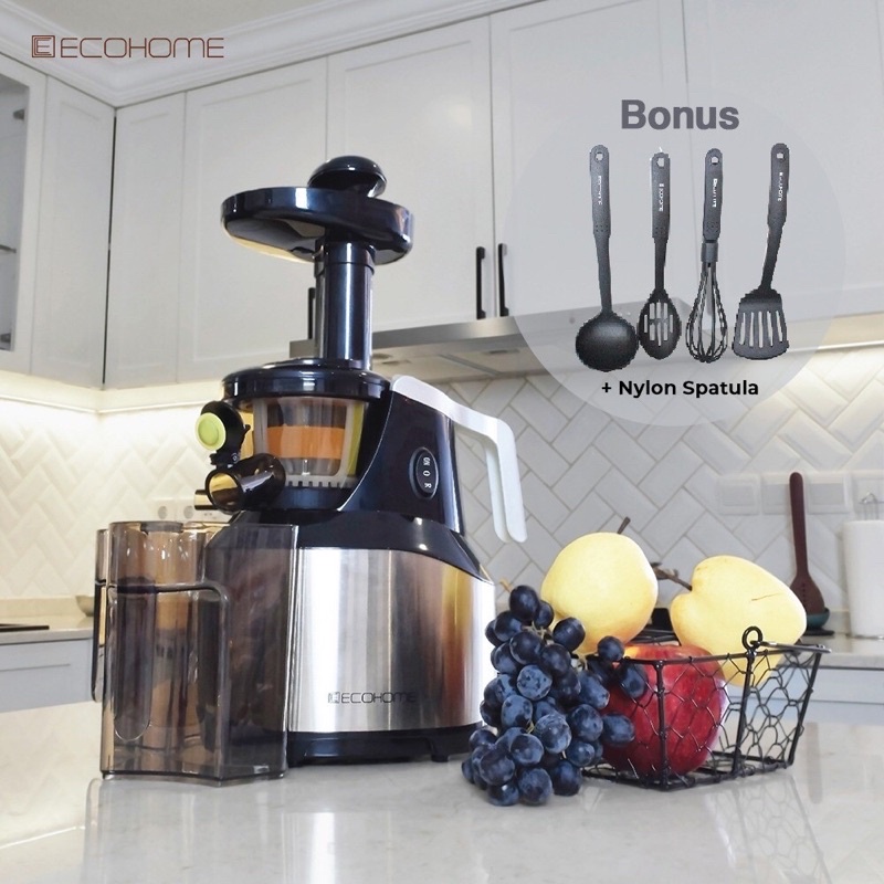 Jual Slow Juicer Ecohome ESJ999 FREE SPATULA SET