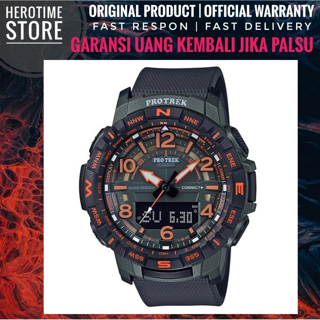 Jam Tangan Casio Protrek PRT-B50FE-3DR / PRT-B50FE-3 Garansi Resmi ORIGINAL