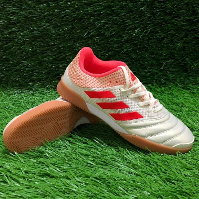 Sepatu Futsal Adidas Copa Sala 19.3 White Champagne BNIB