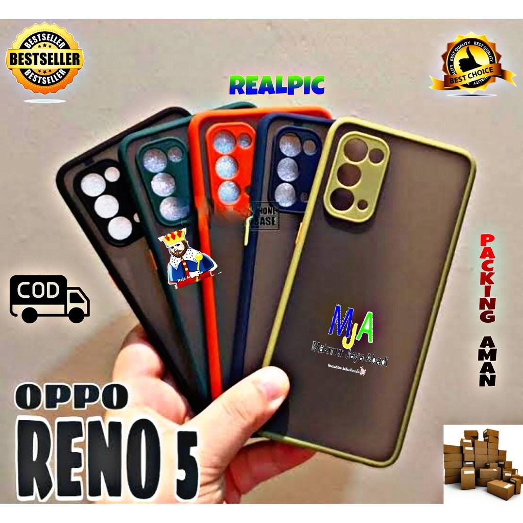 SOFTCASE OPPO RENO 5 - CASE MATTE FULL COLOUR MY CHOICE BUMPER CASE PELINDUNG KAMERA