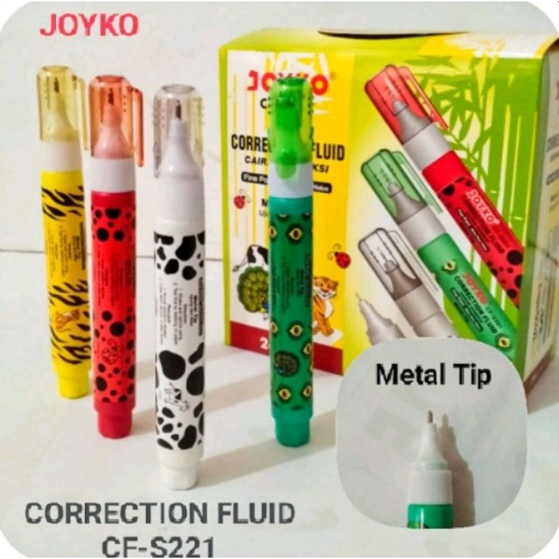 

Tip EX / Tipe X Correction Fluid Joyko CF-S221 Animal (24 pcs)