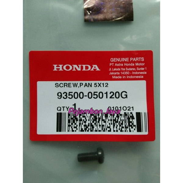 93500050120G SCREW PAN 5X12