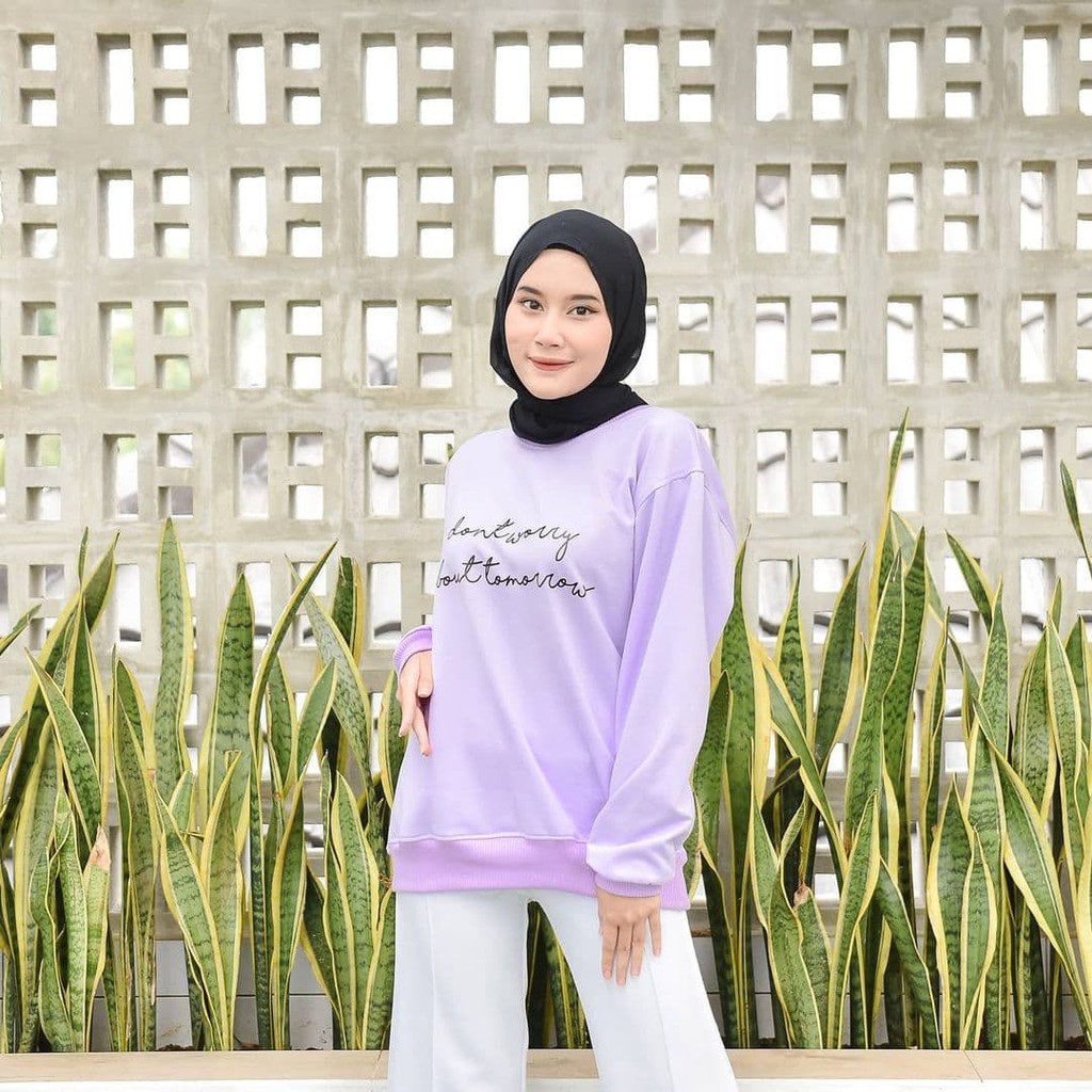 Nara Grosir - Dont Worry About Tomorrow | Fashion Terkini | Sweater Termurah