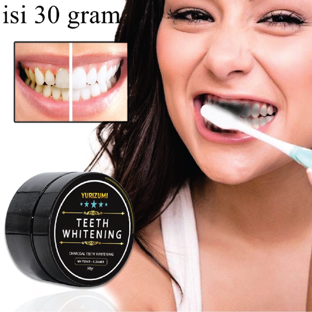 DBEST STORE - [PROMO MURAH] Pemutih Gigi Kuning Permanen Ampuh Natural Perontok Karang Arang Activated Organic Charcoal - Teeth Whitening Charcoal Ori - Pemutih Gigi Permanen Asli - Pemutih Gigi Kuning Akibat Merokok