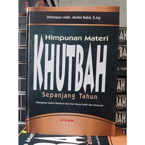 Jual Buku Agama Original Himpunan Materi Khutbah Sepanjang Tahun Di Lengkapi Materi Khutbah