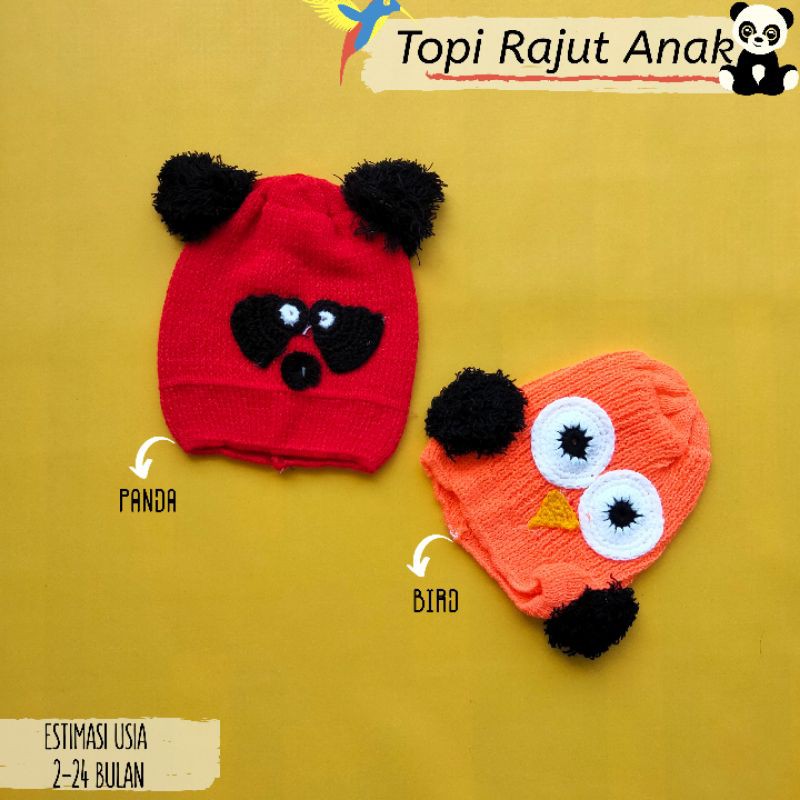 Topi rajut kupluk bayi