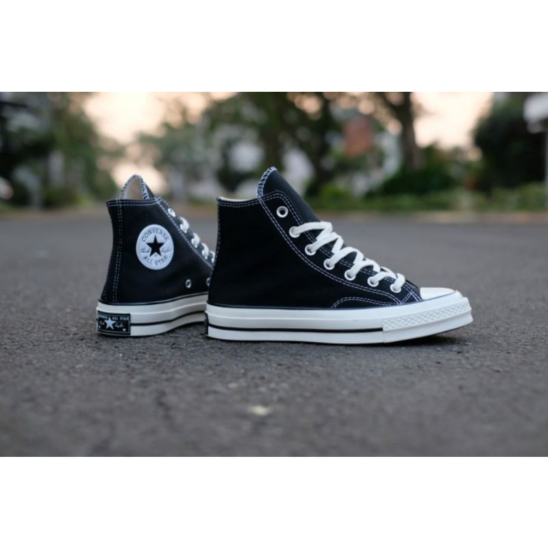 Converse Chuck 70 Hi ( Canvas ) Black Black / Egret