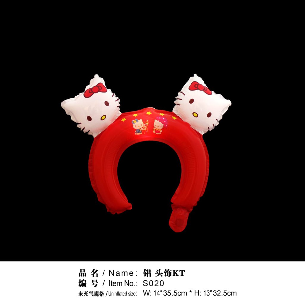 bando balon hello kitty berlampu
