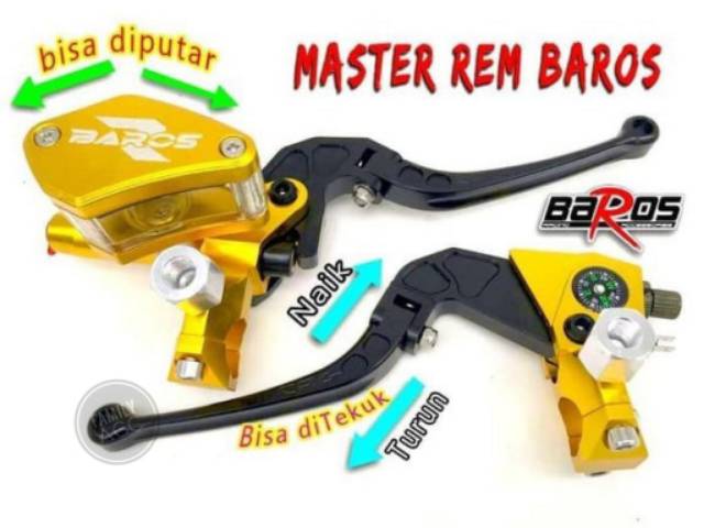 Master Rem Tabung Set Model Lipat CNC Motor Universal