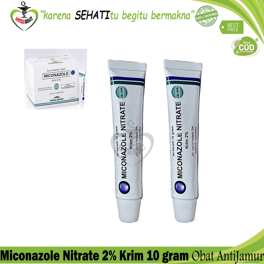 Miconazole Nitrate Miconazol Myconazole Cream 10 Gram Salep Jamur