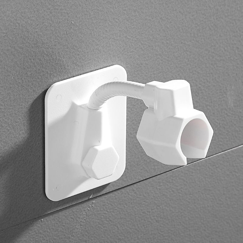Rak Bracket Kepala Shower Adjustable Dengan Perekat Untuk Kamar Mandi