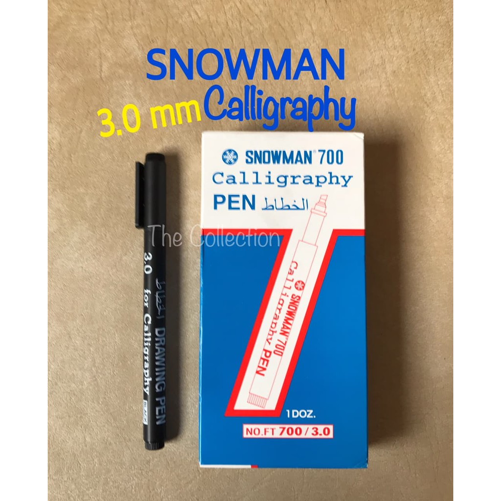 

ATK0572SM 3.0 Calligraphy Pen Snowman Kaligrafi Spidol 3,0 marker draw