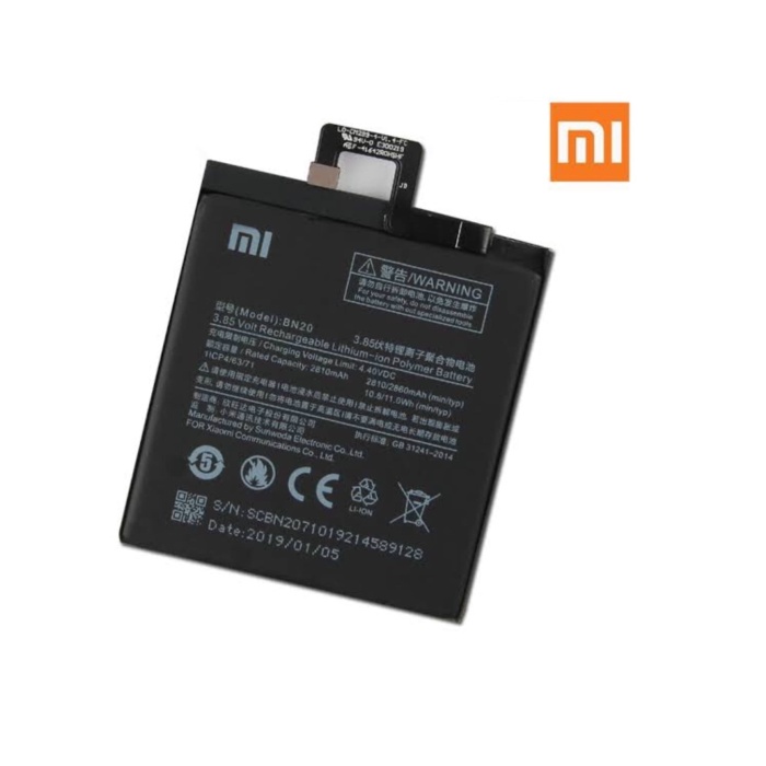KAMERA BATERAI & CHARGER KAMERA BATERAI AC 883 BATTERY BATERAI XIAOMI MI5C MI 5C BN20 BN-20 ORIGINAL