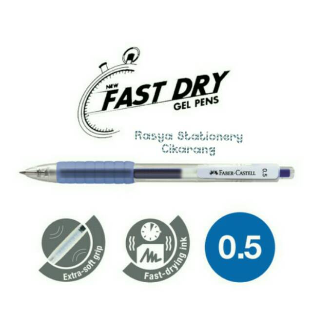 

Air Gell Ballpoint Faber - Castell 0.5 ( Blue)
