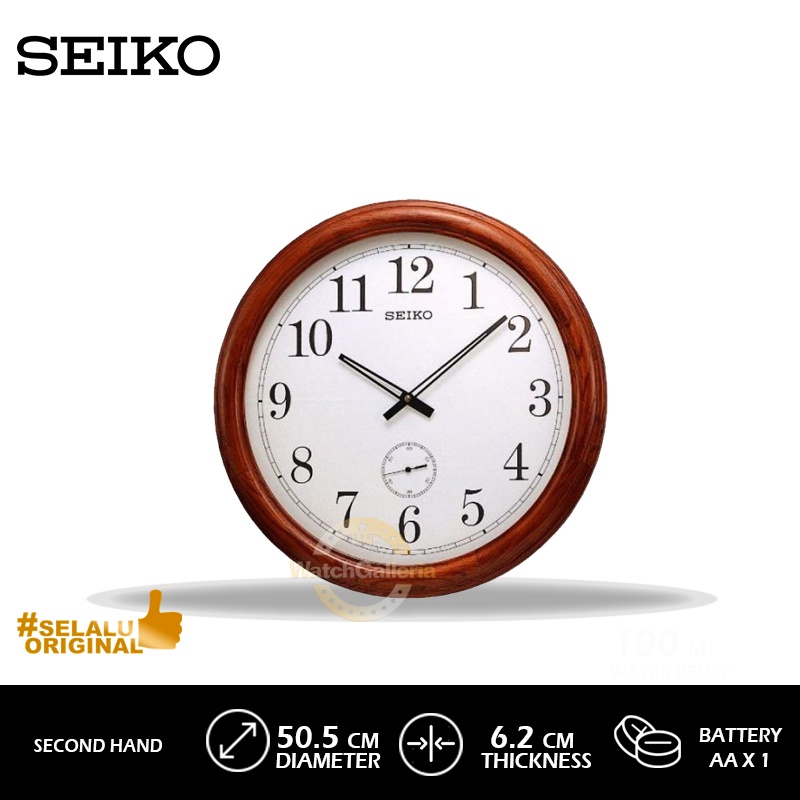 Jam Dinding Seiko QXA155B QXA155 Original Murah