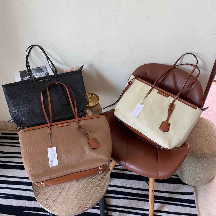 Charles n Keith Totebag Textured