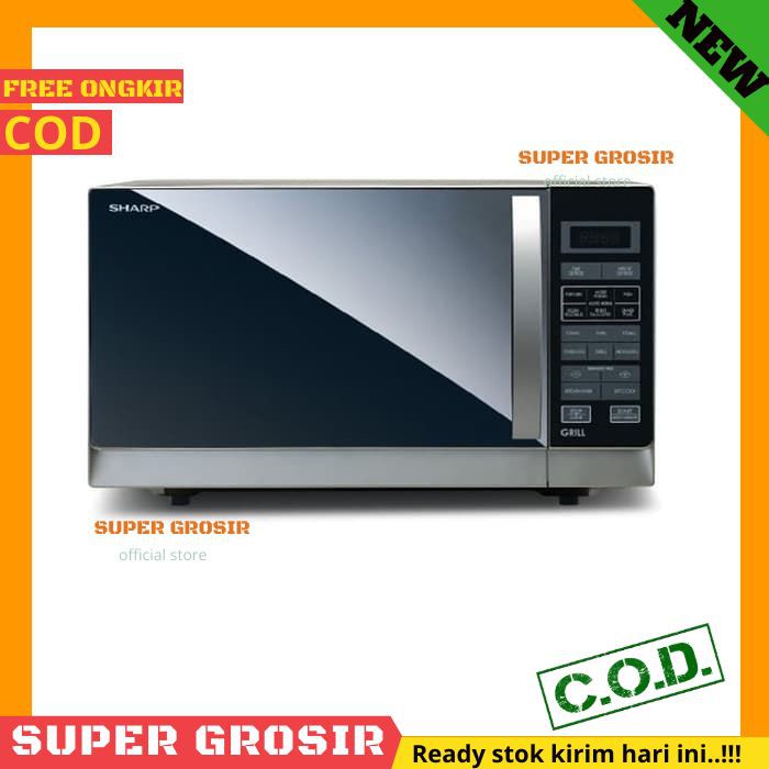 SHARP Microwave Grill 25 Liter Oven Listrik Penghangat Makanan Oven Listrik Murah SG005